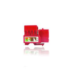 Jacks de Conexion cat 5 Rojo