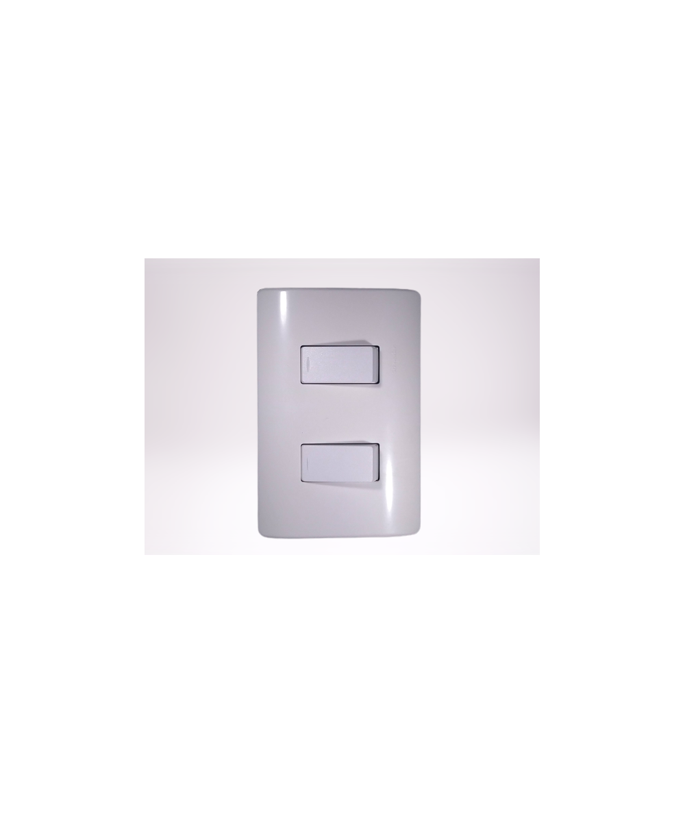 MWD130237502 - Interruptor Conmutador Doble Genesis 16A 250V Blanco